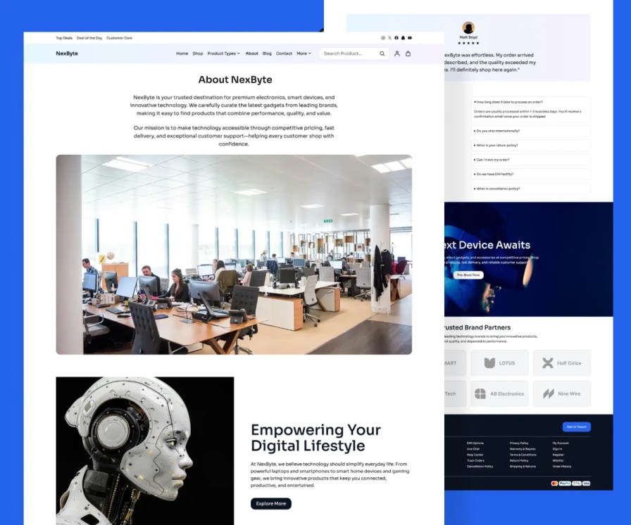 NexByte About Page