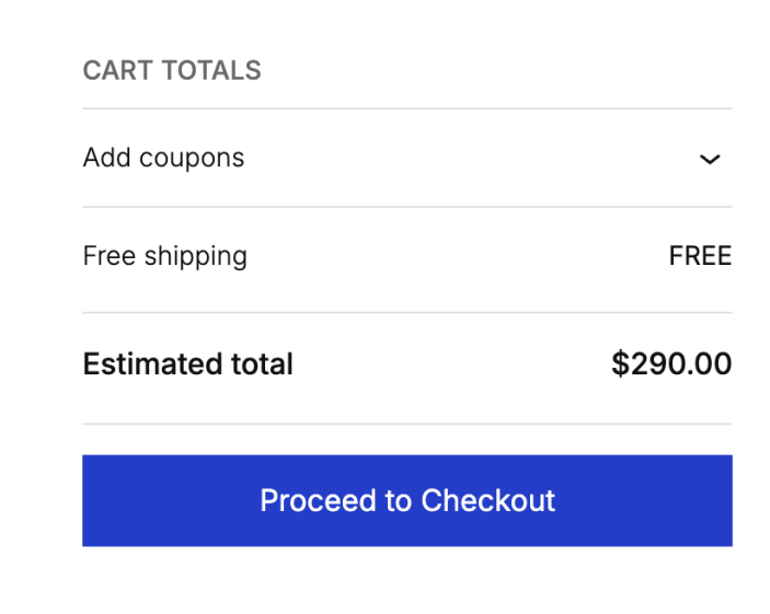 Purple theme cart showing free shipping for California ZIP code 90210