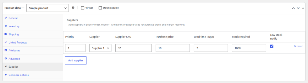How to Assign Suppliers to a Product?
