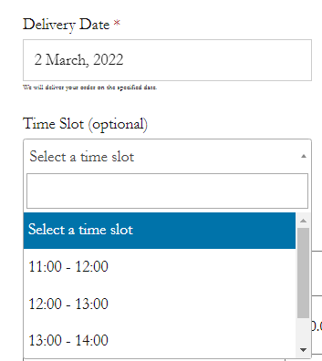Set Up Minimum Delivery preparation time 9 Set Up Minimum Delivery preparation time - Tyche Softwares Documentation