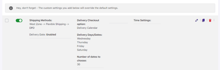 How do I create a custom delivery schedule with Flexible Shipping for WooCommerce by WP Desk? 2 How do I create a custom delivery schedule with Flexible Shipping for WooCommerce by WP Desk? - Tyche Softwares Documentation