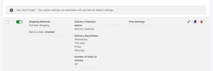 How do I create a delivery schedule with WooCommerce Advance Shipping plugin? 3 How do I create a delivery schedule with WooCommerce Advance Shipping plugin? - Tyche Softwares Documentation