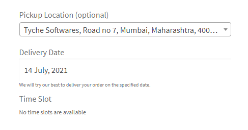 Custom Delivery Settings by Pickup Locations & Product Category 16 Custom Delivery Settings by Pickup Locations & Product Category - Tyche Softwares Documentation