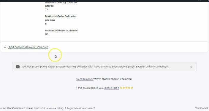 How do I set my delivery schedules? - Tyche Softwares Documentation