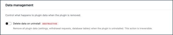Data management