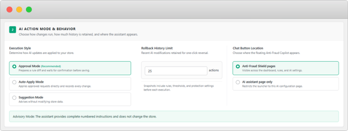 Anti fraud shield for woocommerce