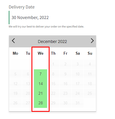 How do I create a delivery schedule based on Products & Shipping Methods? 12 How do I create a delivery schedule based on Products & Shipping Methods? - Tyche Softwares Documentation