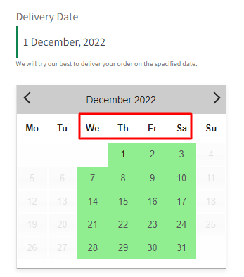 How do I create a delivery schedule based on Products & Shipping Methods? 40 How do I create a delivery schedule based on Products & Shipping Methods? - Tyche Softwares Documentation