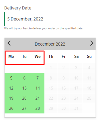 How do I create a delivery schedule based on Products & Shipping Methods? 39 How do I create a delivery schedule based on Products & Shipping Methods? - Tyche Softwares Documentation