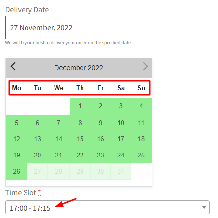 How do I create a delivery schedule based on Products & Shipping Methods? 45 How do I create a delivery schedule based on Products & Shipping Methods? - Tyche Softwares Documentation
