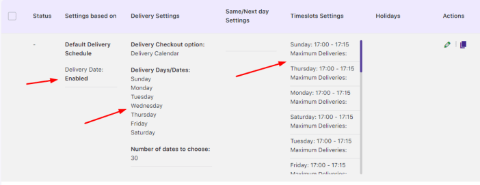How do I create a delivery schedule based on Products & Shipping Methods? 17 How do I create a delivery schedule based on Products & Shipping Methods? - Tyche Softwares Documentation