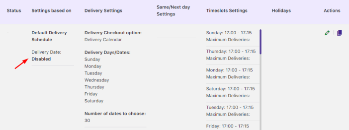 How do I create a delivery schedule based on Products & Shipping Methods? 43 How do I create a delivery schedule based on Products & Shipping Methods? - Tyche Softwares Documentation