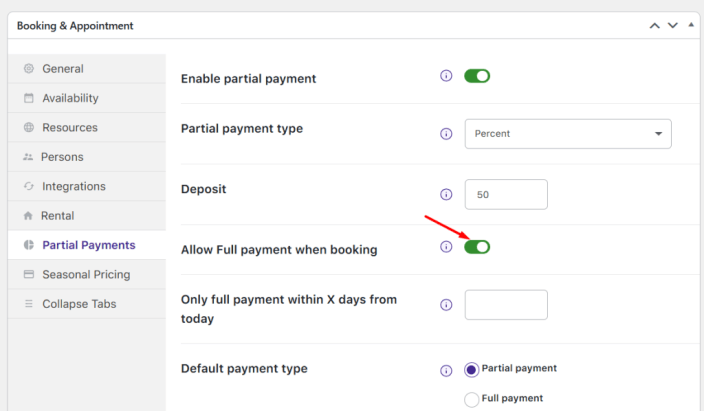 Partial Deposits - Tyche Softwares Documentation