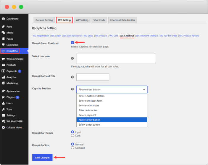 Google ReCAPTCHA for WooCommerce