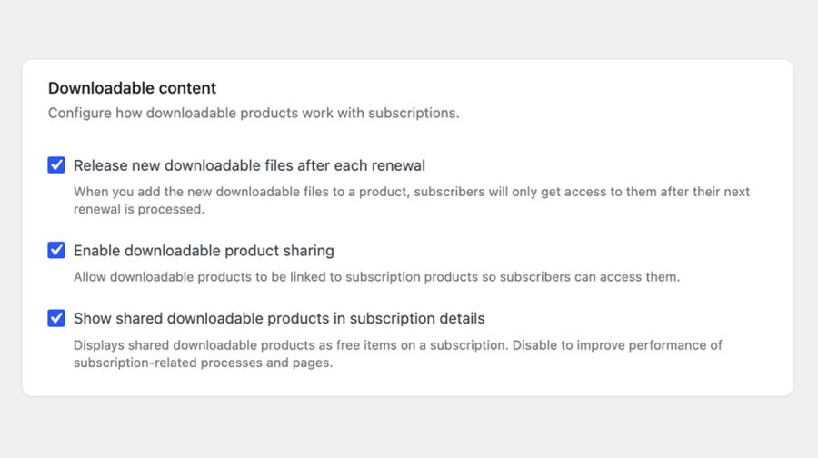 Sell downloads on subscription